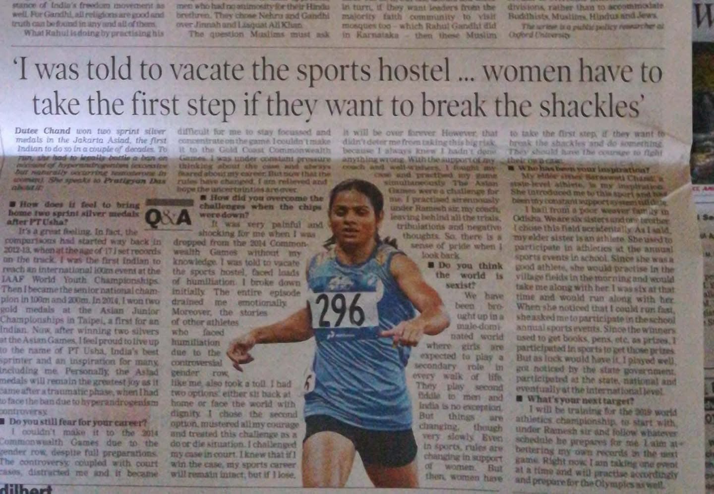 Dutee Chand Interview